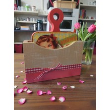 Hureggo Vintage Nostaljik Ahşap Bardak Altlığı Seti