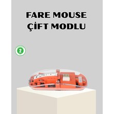 Feifei Bluetooth 5.0 & 2.4ghz Kablosuz Fare – 3 Cihaz Bağlantılı Hızlı Geçiş USB A - FEİ1786-650