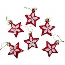 Bravo Asılabilir Yılbaşı Yeniyıl Ağacı Süsü Yıldız Christmas New Year Ornaments
