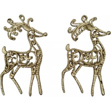 Bravo Asılabilir Yılbaşı Yeniyıl Ağacı Süsü Geyik 15CM Christmas New Year Ornaments Deer 15CM