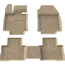 Toyota Rav4 2018+ Uyumlu SAHLER Lux Seri Araca Özel Bej 4.5D Havuzlu Oto Paspas - RAV4