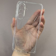 Elixem Samsung A36 5G Uyumlu Şeffaf Silikon TPU Kamera Korumalı Kılıf