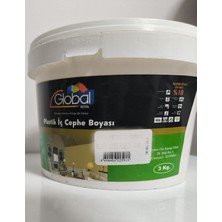 Soyfidan Global Plastik Iç Cephe Boyası 3kg-Fildişi