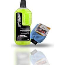 Steep Ultimate Cilalı Oto Şampuan Ph Nötr 1 Lt Mikrofiber Yıkama Eldiveni