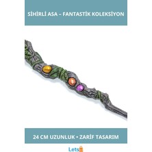 Letsii Mistik Polyester Sihirli Asa 24 cm Büyüleyici Aksesuar