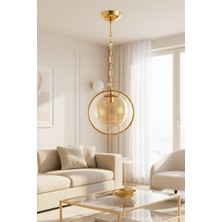 Vivido Home Metal Gold Raven Tekli Avize