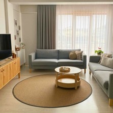 Cool Halı Toronto M310 Hav Toz Vermez Kolay Temizlenen Hasır Dokulu Iri Düğüm Ithal Yuvarlak Sisal Halı