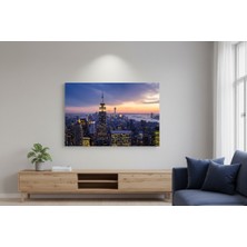 Miyrem New York Gece Manzarası Kanvas Tablo