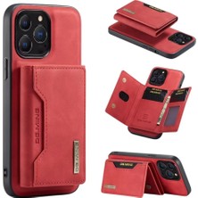 Kılıf House Iphone Uyumlu Hakiki Deri Ming Mıknatıslı Magsafe Kartlıklı Cüzdanlı Kılıf