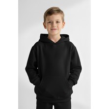 Kinderos Kapüşonlu Basic Kalın Çocuk Sweatshirt - 26K 1628