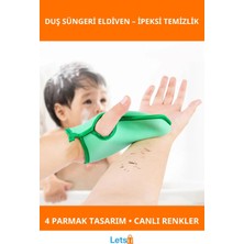 Letsii Yumuşak Ipeksi Dokulu Banyo Duş Süngeri Eldiven 1 Adet