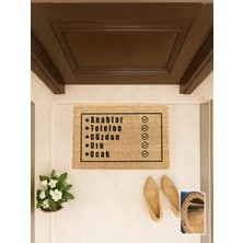 Chandler Home Reise Checkliste 40X60 cm Coco Kapı Önü Paspas