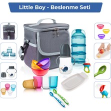 Bebek Hediye Beslenme Seti Little Boy 8 Parça