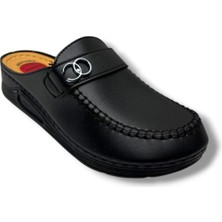 Serra 1501-26 Deri Anatomik Taban Kadın Terlik