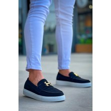 EM Trend KB-027  Kuback  Bağcıksız Siyah Süet H Günlük Erkek Ayakkabı