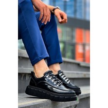 EM Trend KB-X10 Kuback Siyah Rugan Siyah Yüksek Taban Günlük Spor Ayakkabı