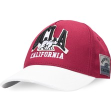 Ucla DELLWOOD Bordo Baseball Cap Nakışlı  Unisex Şapka