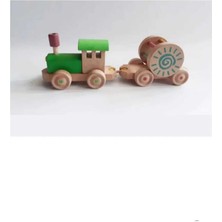 Empressco Renkli Ahşap Tren Modeli, Çocuklar Için Eğlenceli ve Güzel Tasarım