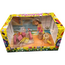 Empressco Renkli Ahşap Oyun Setleri, Çay, Kek, Ocak, 9'lu Asorti