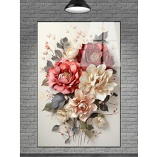 Marsilyan Çiçek Cam Tablo Sevilen Seriler