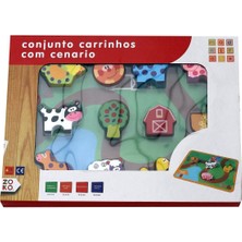 Empressco 3D Ahşap Çocuk Zeka Oyunu, Eğlenceli Çiflik Tasarımı