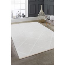 Valery Home Rodney Vl Yıkanabilir Kaydırmaz Çift Taraf Pamuk Dokuma Beyaz Rix Premium Kalite Kilim
