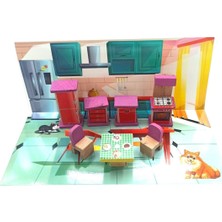 Empressco Renkli Ahşap Minyatür Mutfak Seti, Minik Şefler Için Eğlenceli Oyun Arkadaşı