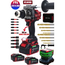 Retools RTL80180 2100 W Bordo Darbeli Vidalama 180 Nm Güçlü Akü 21V Özellikli
