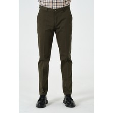 PSY Yeşil Dokuma Comfort Fit Casual Pantolon