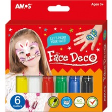 Storemax Amos Face Deco 6 Renk Yüz Boyası