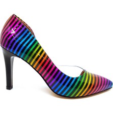 Stil Durağı Linda Model 8 Cm Topuklu Hologram