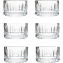 Storemax 6’lı Kristal Desenli Cam Kase – Şeffaf Atıştırmalık Sunum Kasesi, Çerezlik, Tatlı ve Meze Için Dayanıklı Cam Tabak Seti