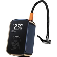 Storemax Kompresörü, 150 Psı Göstergeli Oto Kompresör, Araba, Motosiklet, Bisiklet ve Top Için, Taşınabilir Şarjlı Kullanım, Işığı, 4000 Mah Batarya, 3 Farklı Başlık (Psı,kpa,bar,kg/cm²)