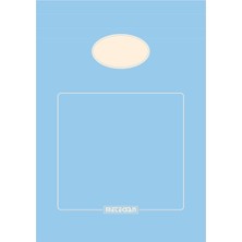 Storemax A5 Karton Kapaklı Bloknot, Pastel Serisi, 80 Yaprak, Düz, Bebek Mavisi