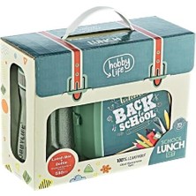 Storemax Life Okul Seti – 530 ml Matara ve Bölmeli Beslenme Kutusu, Çocuklar Için Pratik ve Sağlıklı Seçim (Yeşil)