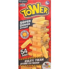 Empressco Renkli Ahşap Denge Oyun Takımı, 54 Parça, Eğlenceli ve Öğretici Çocuk Oyunu