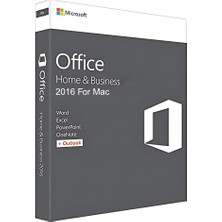 Microsoft Office 2016 Home and Business MacOS Lisans Key - Maile Kayıt