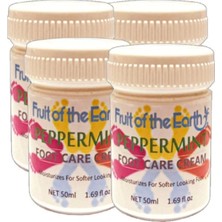 Süper Peppermint Cooling 4LÜX50 ml Kokulu Ayaklara Bakıcı Işlevli Krem