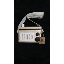 Empressco Ahşap Retro Radyo Dekoru, Çocuklar Için Nostaljik Askılı Oyuncak