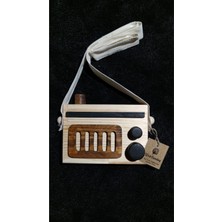 Empressco Doğal Ahşap Retro Radyo ve Çocuk Oyuncağı, Kız-Erkek Nostaljik Dekorasyon