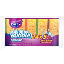 Bubble Sünger Düz 5'li 24 Paket 1 Koli
