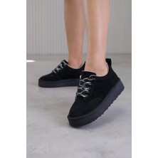 GZ606  Model 3  cm Tabanlı Yeni Sezon Kısa Bot Sıyah