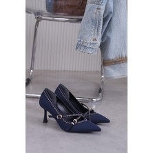 Hui  8 cm Topuklu Yeni Sezon Stiletto Ayakkabı Lacı.nbk