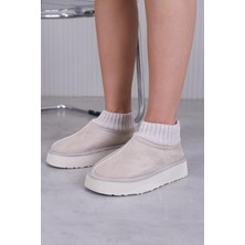 U456  Model 3  cm Tabanlı Yeni Sezon Kısa Bot Ten