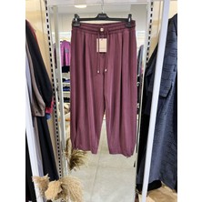 Yusuf Özdemir 1559 Paçası Lastikli Pantolon Bordo