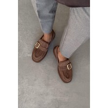 Nope21 Astana Toprak Hakiki Deri Loafer