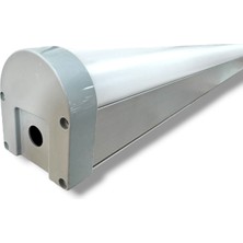 Ledarmy LED Kanal Profil Aluminyum 56x41mm sıva üstü Etanj Su Geçirmez Kasa 2 Metre 7895 Pleksi Kapak Yan Kapaklı Metal Tutucu