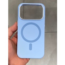 Iphone 17 Pro Uyumlu Magsafe Şarj Destekli Içi Kadife Silikon Kılıf Magsafe Uyumlu Telefon Kılıfı