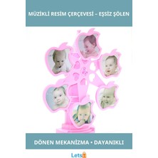 Letsii Dönen Müzikli Resim Çerçevesi Eşsiz Tasarım Dekoratif Hediye