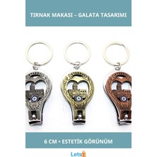 Letsii Istanbul Temalı Galata Kulesi Tasarımlı Tırnak Makası 6 cm